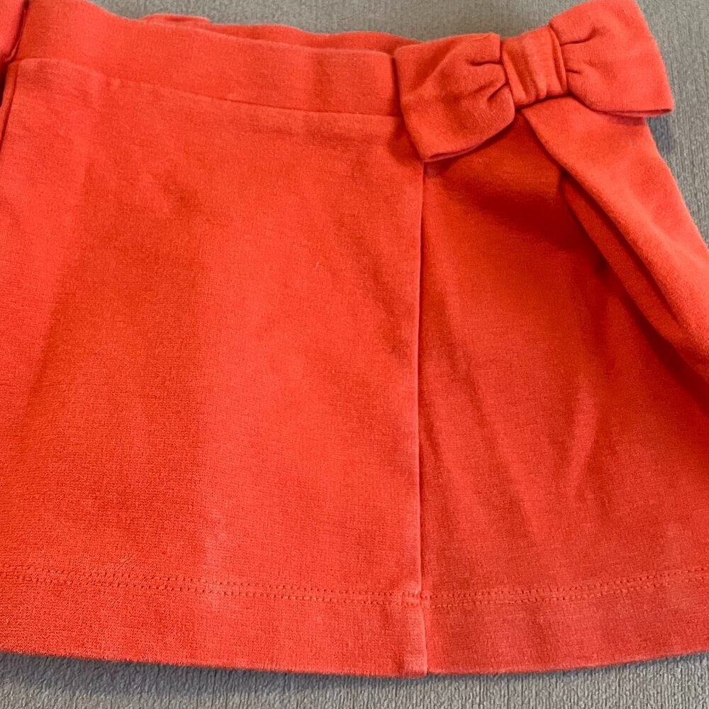 Janie and Jack Toddler Girls Red Skirt Size 12-18 Month New